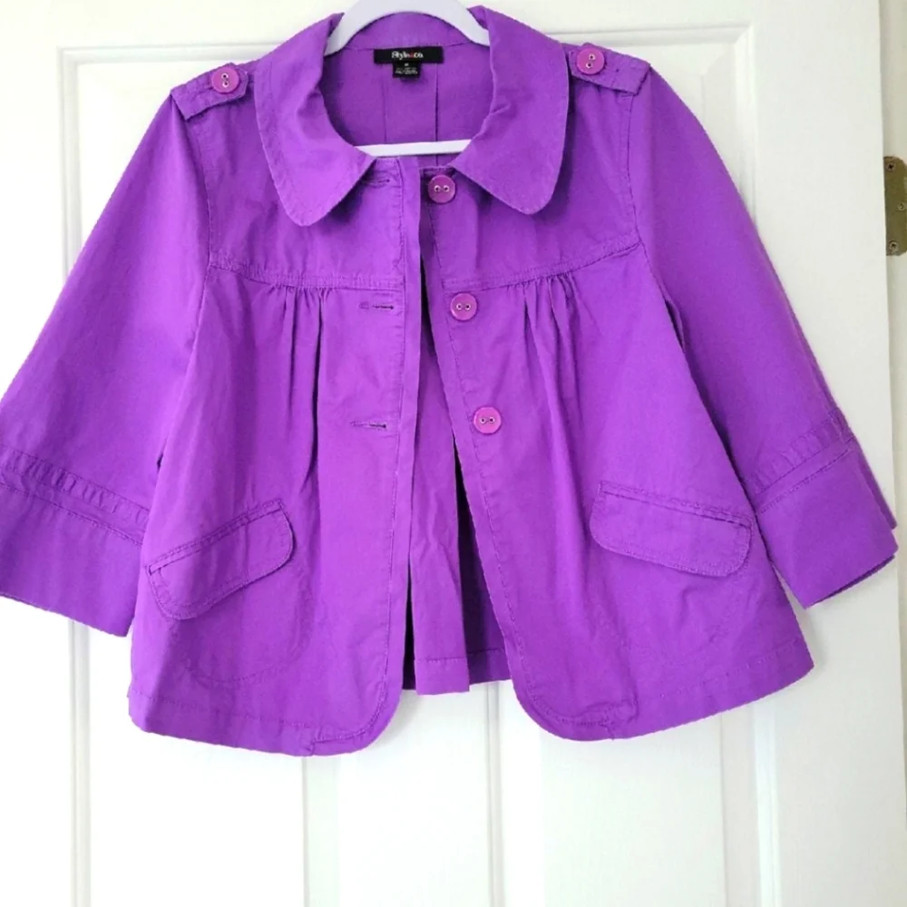 Cropped Swing Jacket...size M - Picture 2 of 5